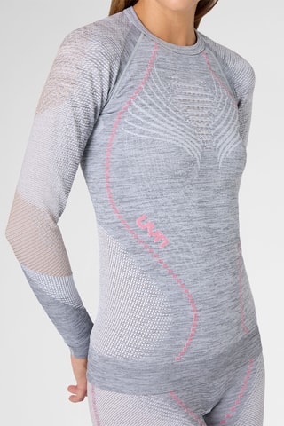 T-shirt - Cinzento-claro e rosa