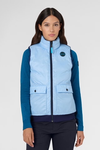 Colete acolchoado reversível - Azul-marinho