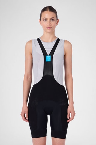 Jardineiras curtas de ciclismo - Preto