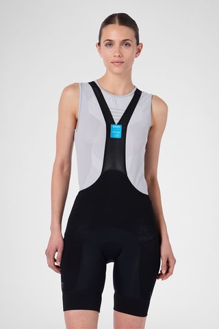 Jardineiras curtas de ciclismo - Preto