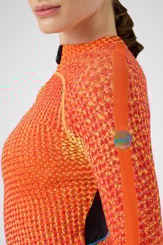 Casaco de ciclismo - Laranja e amarelo