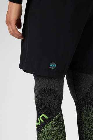 Calções de running 2 em 1 - Preto