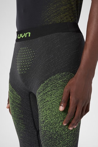 Leggings de running - Preto e amarelo