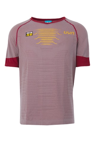 T-shirt de ciclismo - Cinzento-claro e vermelho