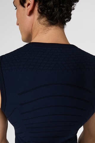 Camisola de alças - Azul-marinho