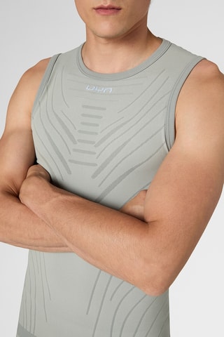 Camisola de alças - Cinzento-claro