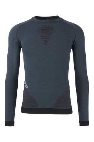 T-shirt em lã - Azul-escuro