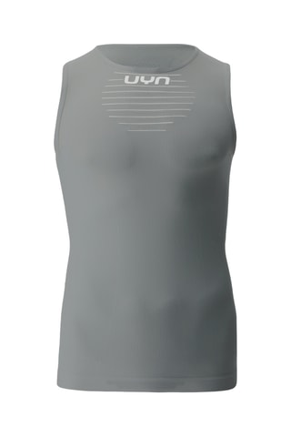 Camisola de alças de ciclismo - Cinzento e branco