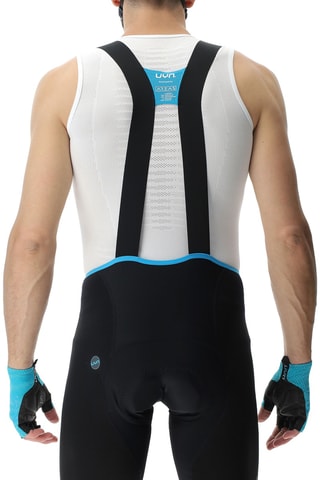 Camisola de alças de ciclismo - Branco e cinzento