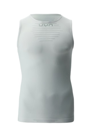 Camisola de alças de ciclismo - Branco e cinzento