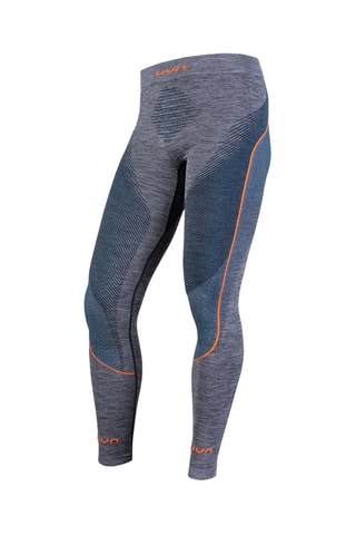 Leggings - Cinzento mesclado e azul-cobalto