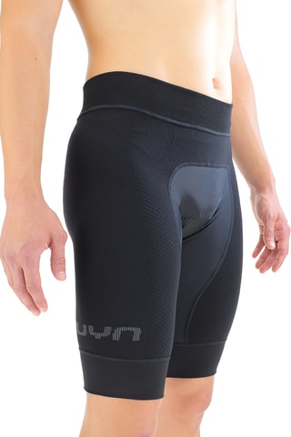 Jardineiras curtas de ciclismo - Preto