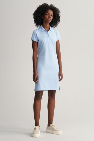 Robe polo regular - Bleu clair