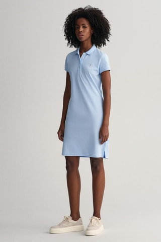 Robe polo regular - Bleu clair