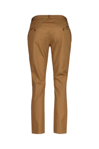 Chino slim en coton biologique - Marron