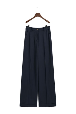 Pantalon wide legs - Bleu marine