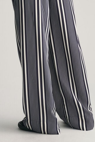 Pantalon wide legs - Bleu marine