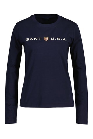 T-shirt relaxed - Bleu marine