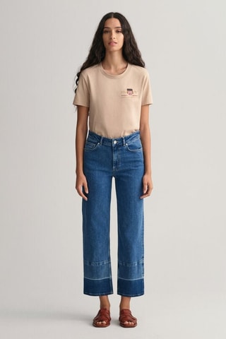 T-shirt regular - Beige