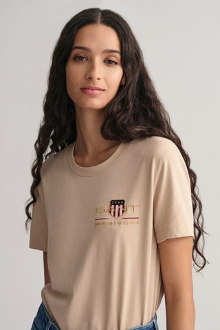 T-shirt regular - Beige