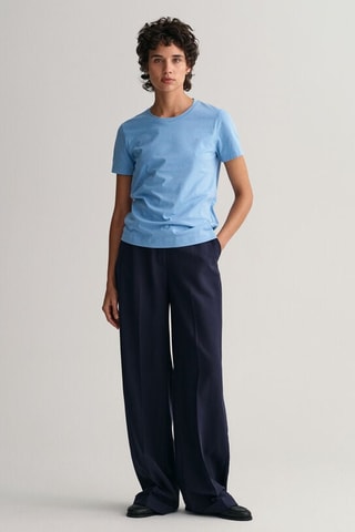 T-shirt relaxed - Bleu clair