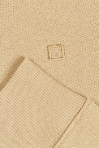 Sweat relaxed en coton biologique - Beige