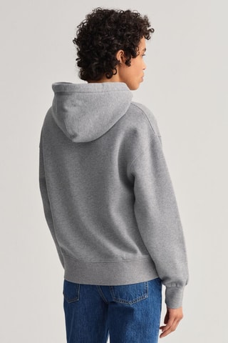 Sweat oversize à capuche - Gris