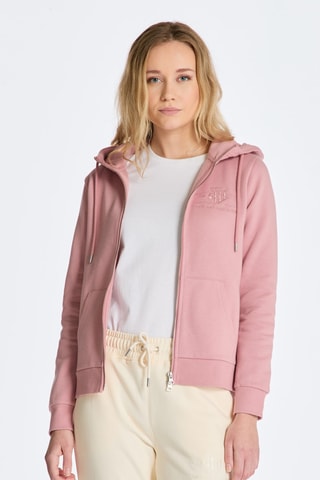 Sweat regular à capuche - Rose