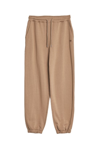 Pantalon de survêtement en coton biologique - Marron clair