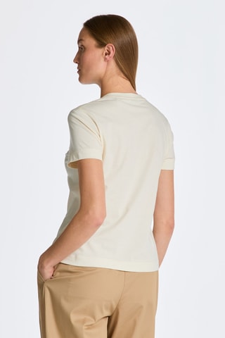 T-shirt regular - Crème