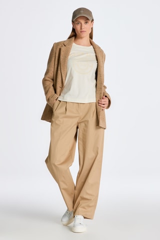 T-shirt regular - Crème