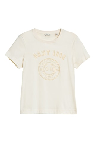 T-shirt regular - Crème