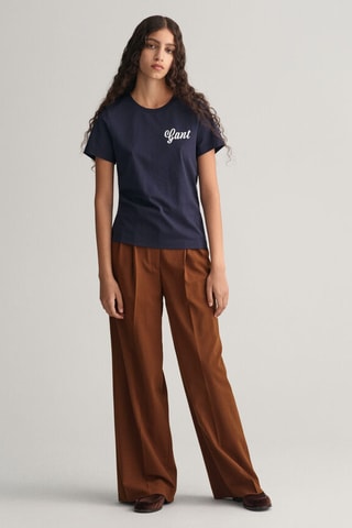 T-shirt regular - Bleu marine