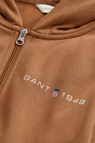 Sweat regular à capuche - Marron