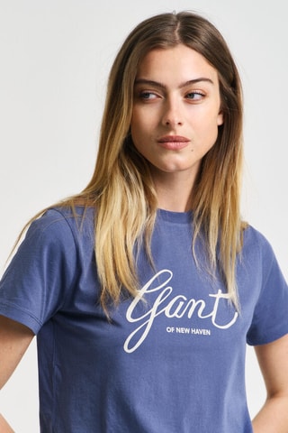 T-shirt regular - Bleu