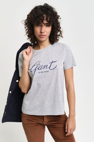 T-shirt regular - Gris clair