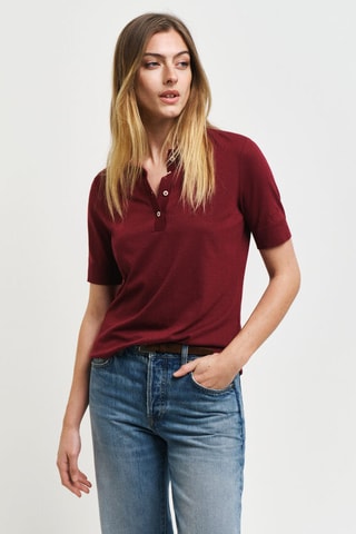 Polo regular - Bordeaux