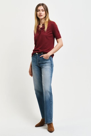 Polo regular - Bordeaux