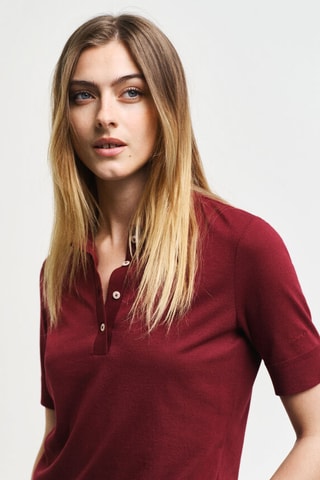 Polo regular - Bordeaux