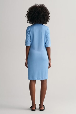 Robe polo relaxed - Bleu clair