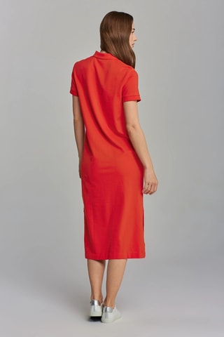 Robe polo regular - Rouge