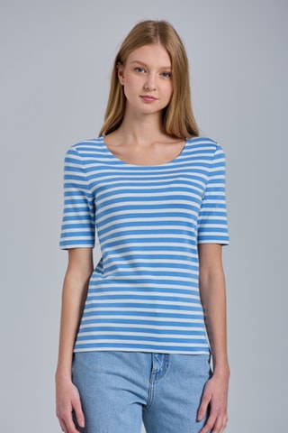 T-shirt slim - Bleu