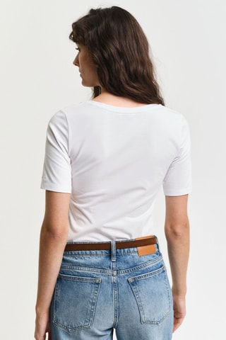 T-shirt slim - Blanc