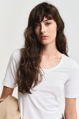 T-shirt slim - Blanc