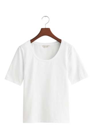 T-shirt slim - Blanc
