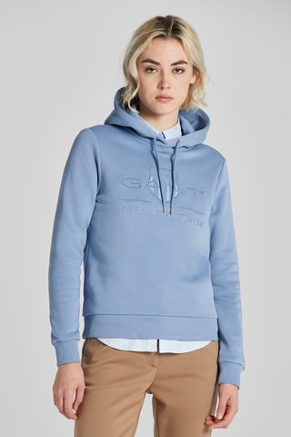 Sweat regular à capuche - Bleu clair