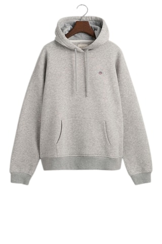 Sweat relaxed à capuche - Gris clair