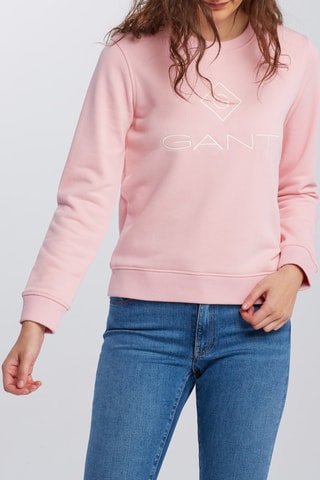 Sweat relaxed à capuche - Rose