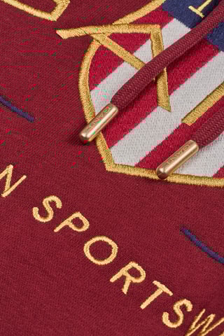 Sweat à capuche - Bordeaux