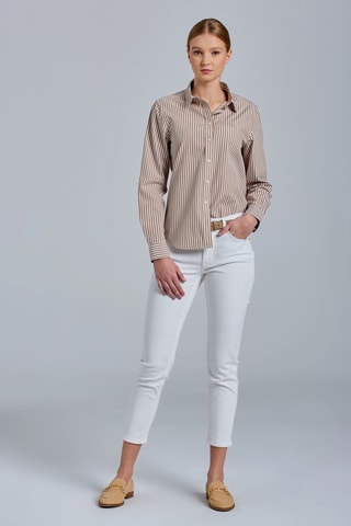 Chemise regular - Beige